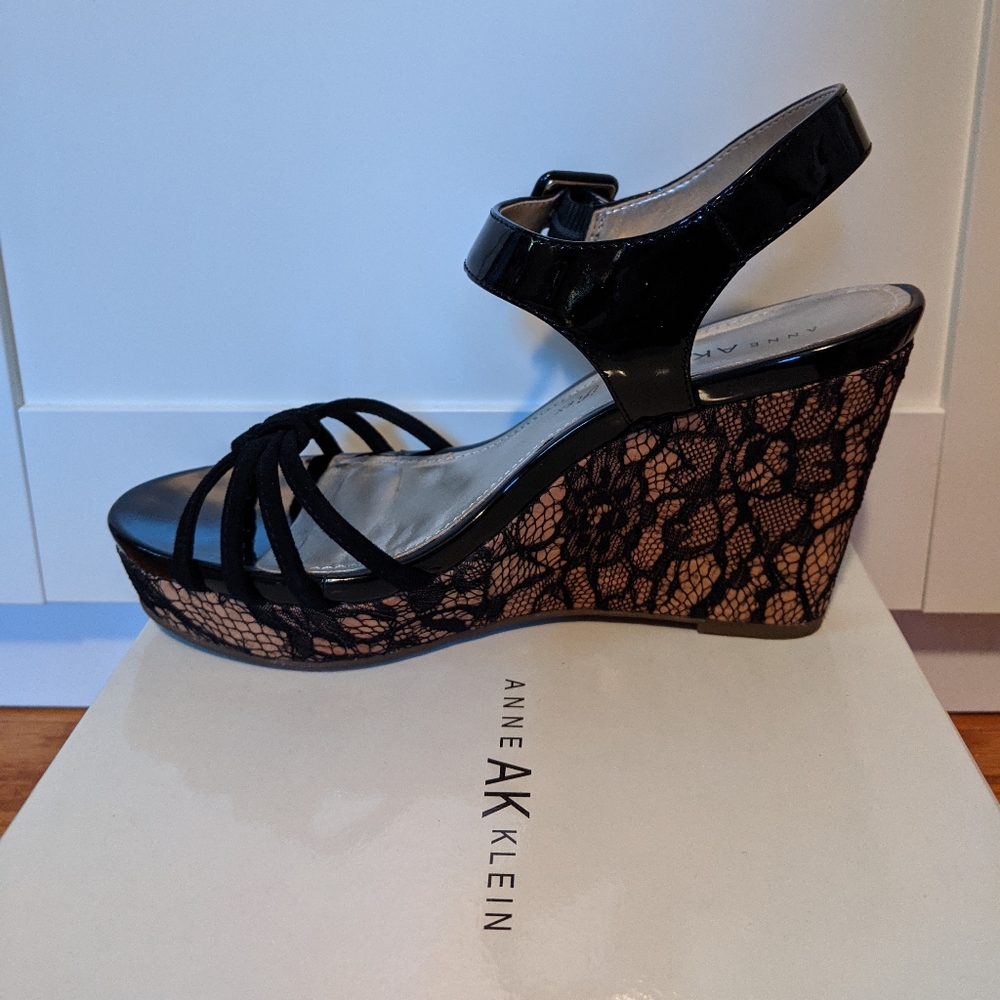Anne Klein platform / wedge sandals
